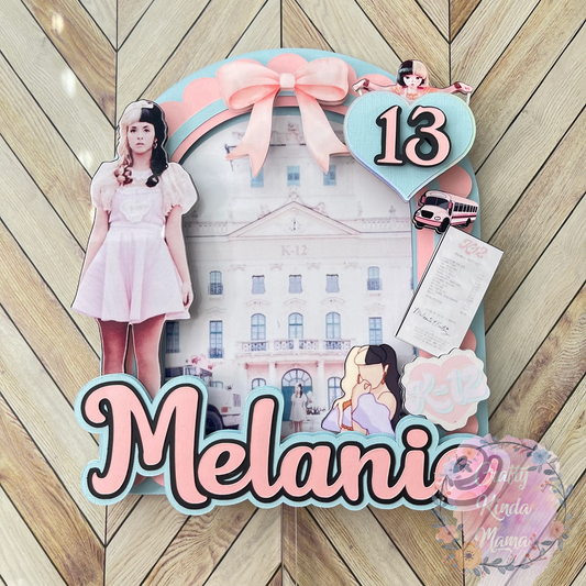 Custom-Melanie K12 Cake Topper