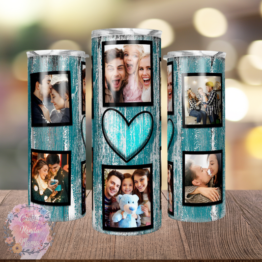 Custom Picture Collage 20oz Hot and Cold Tumbler OR Sports Bottle