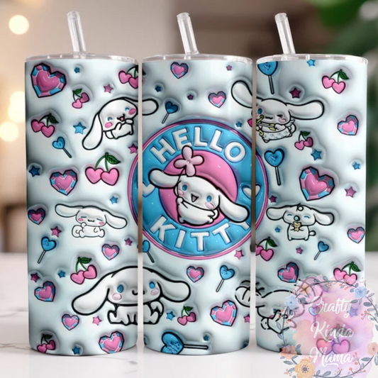 3D Cinna Kawaii Friend 20oz Hot and Cold Tumbler OR Sports Bottle