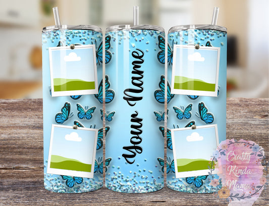 Butterfly Collage 20oz Tumbler *Option to Personalize*