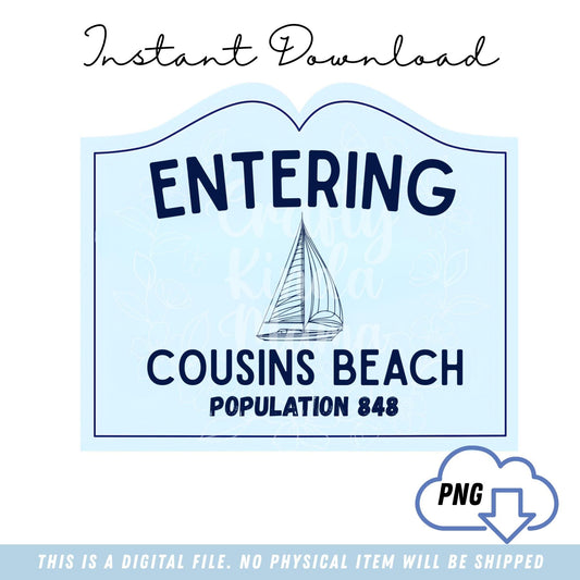 Summer I Turned | Cousins Beach Sign| Instant Download Prints